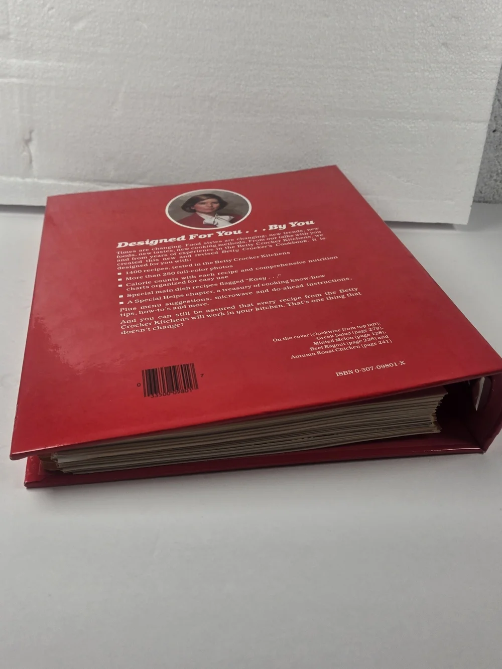 Vintage Betty Crocker's Cookbook 1986 First Printing Hardcover Ring Bound Binder